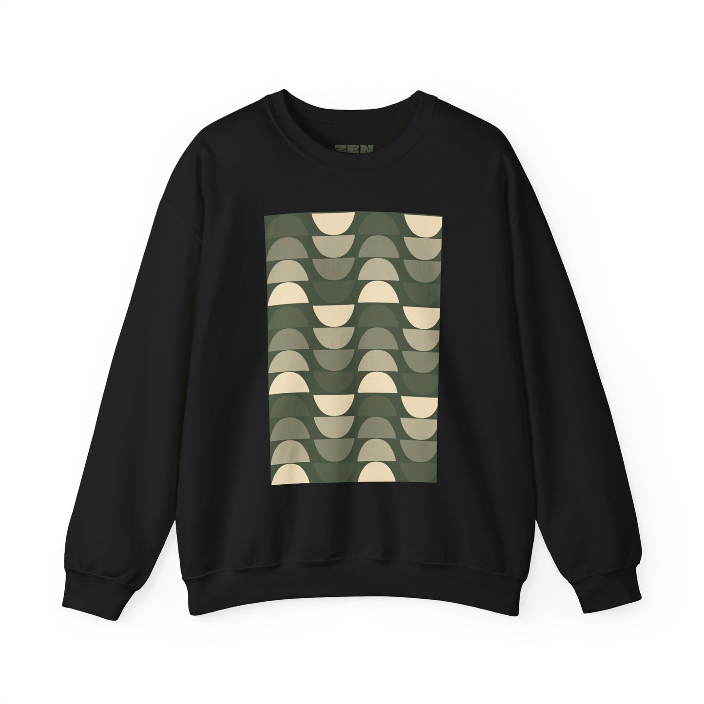 Stylish Geometric Crewneck Sweatshirt for Relaxed Vibes, Cozy Layer, Unisex Fashion Piece, Perfect Gift for Art Lovers, Casual Wear