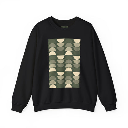 Stylish Geometric Crewneck Sweatshirt for Relaxed Vibes, Cozy Layer, Unisex Fashion Piece, Perfect Gift for Art Lovers, Casual Wear