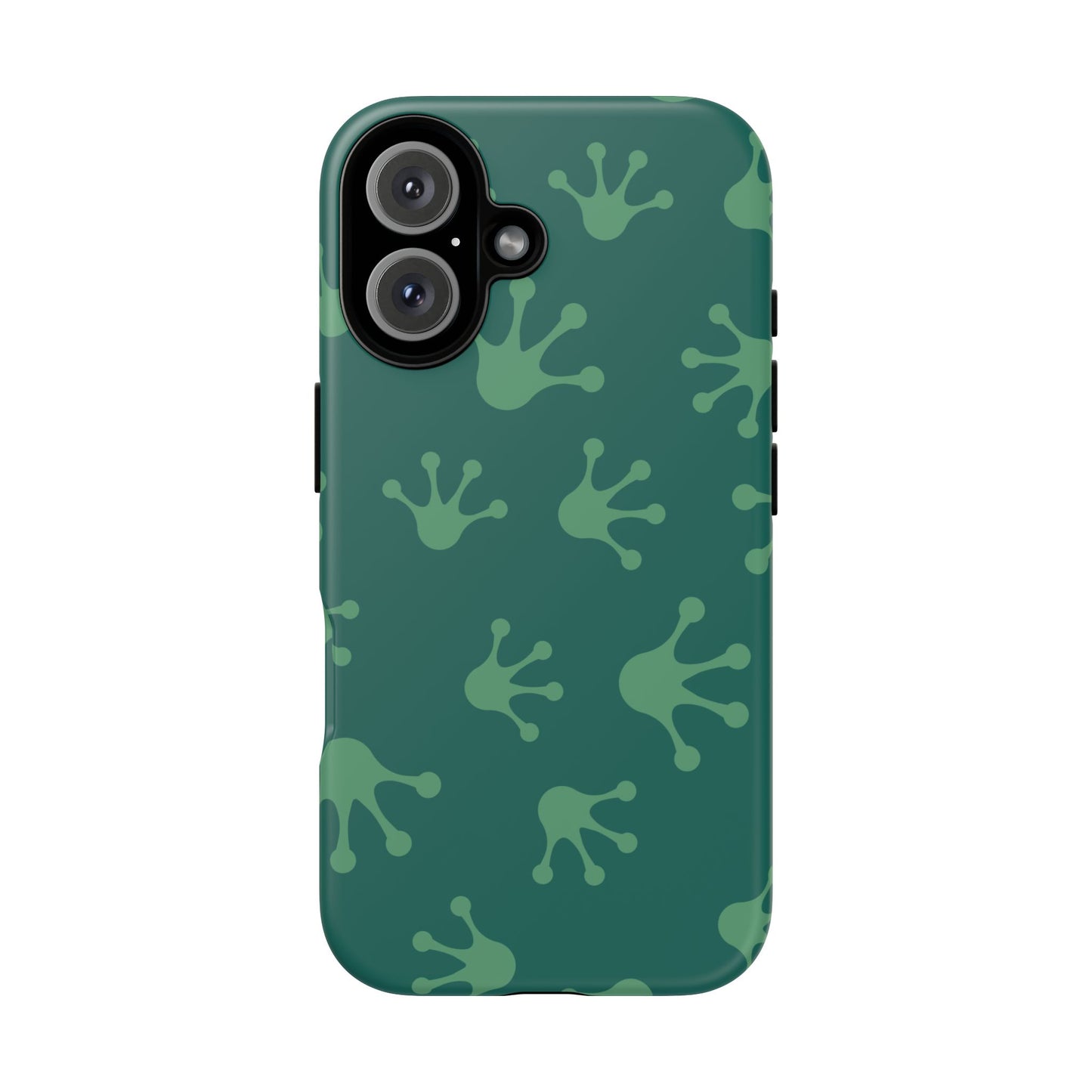 Frog Print Phone Case, Nature Lover Gift, Eco-Friendly Cover, Fun Green Design, Unique Frog Accessories