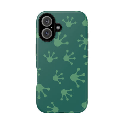 Frog Print Phone Case, Nature Lover Gift, Eco-Friendly Cover, Fun Green Design, Unique Frog Accessories