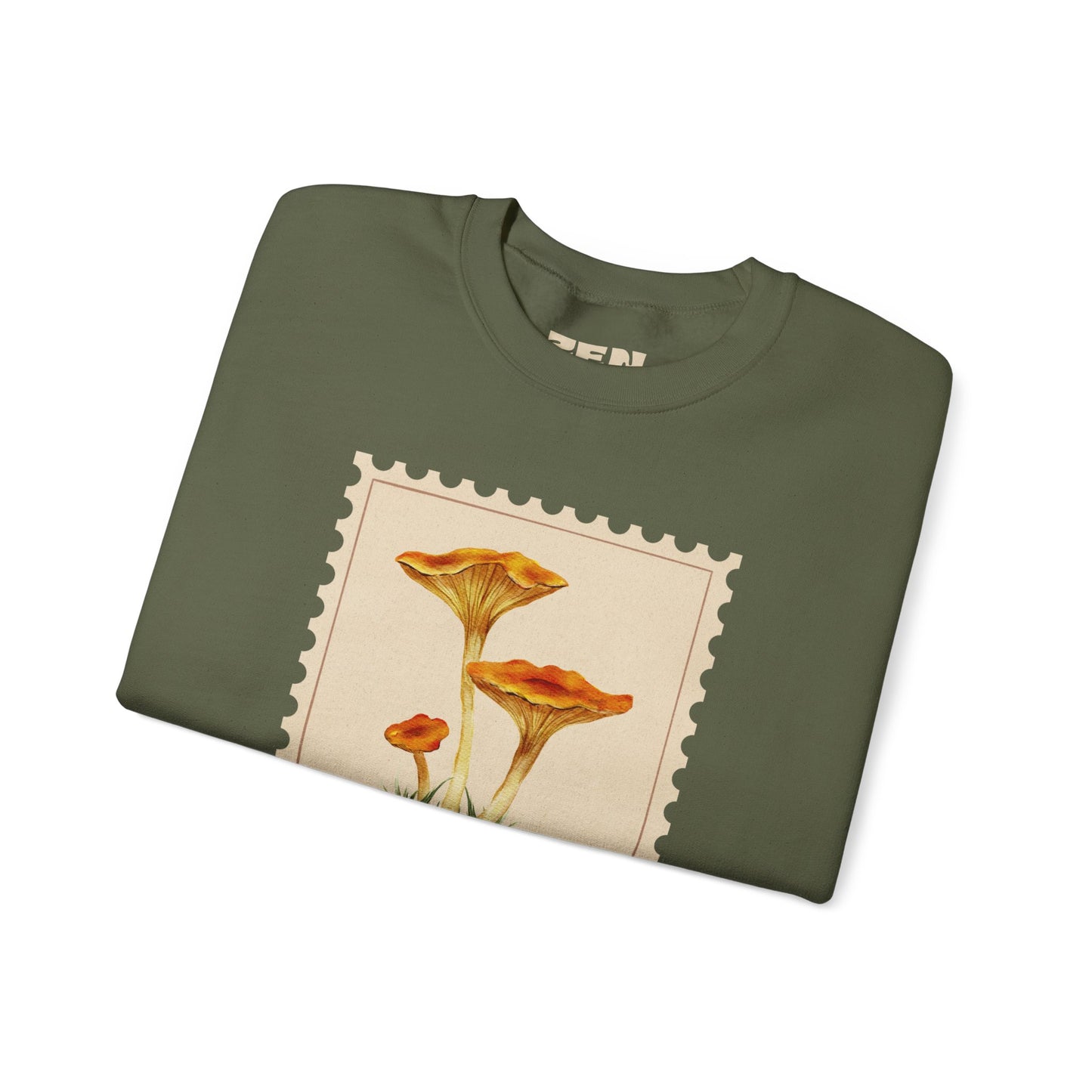 Vintage Floral Crewneck Sweatshirt, Cozy Fall Wear, Unisex Gift, Mushroom Art Apparel, Nature Lover Outfit, Comfy Mushroom Crewneck, Vintage Style