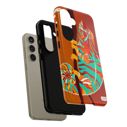 Chameleon Phone Case - Vibrant Artistic Design, Tough Cases for Animal Lovers, Unique Gift, Eco-Friendly Protection