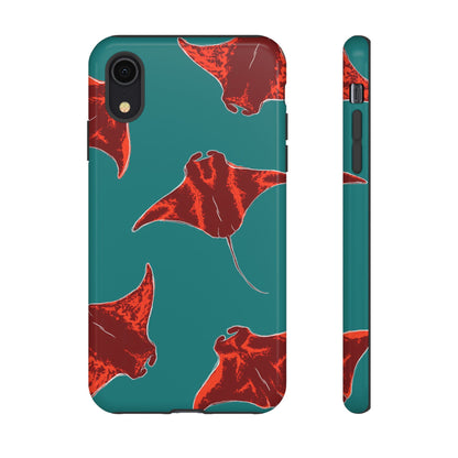 Manta Ray Phone Case, Tropical Phone Cover, Ocean Vibe Accessories, Summer Gift Idea, Marine Animal Merchandise
