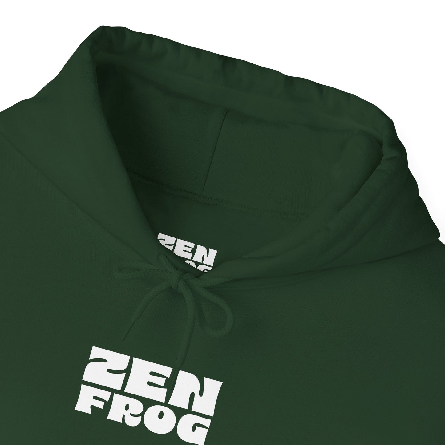 Zen Frog Octopus Unisex Heavy Blend Hooded Sweatshirt, Cozy Graphic Hoodie, Gift for Ocean Lovers, Unique Casual Wear, Relaxed Style