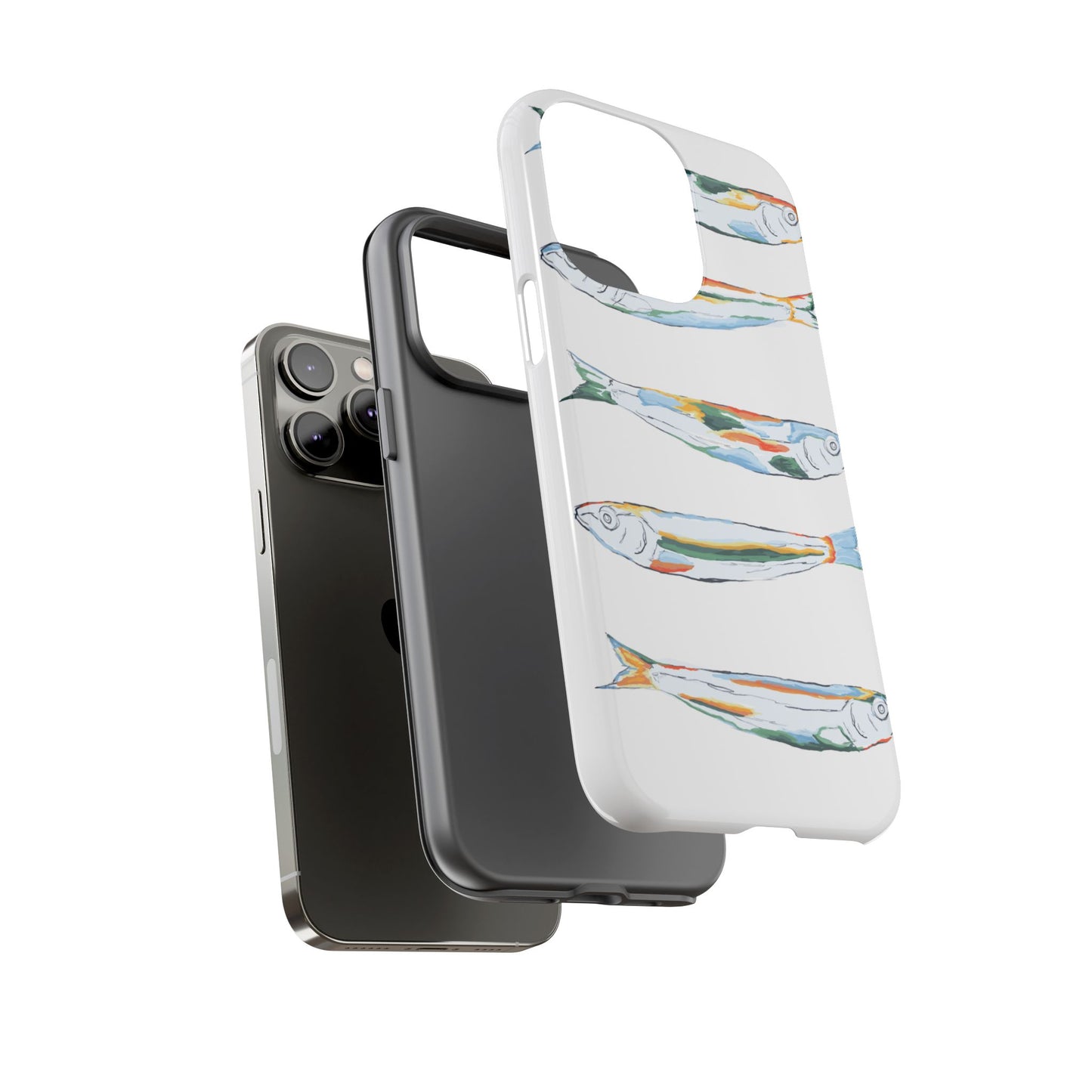 Tough Cases – Artistic Fish Design Phone Case, Unique Gift for Aquatic Lovers, Perfect for Birthdays, Holidays, and Everyday Use, Quirky Cases, Fun Phone Cases