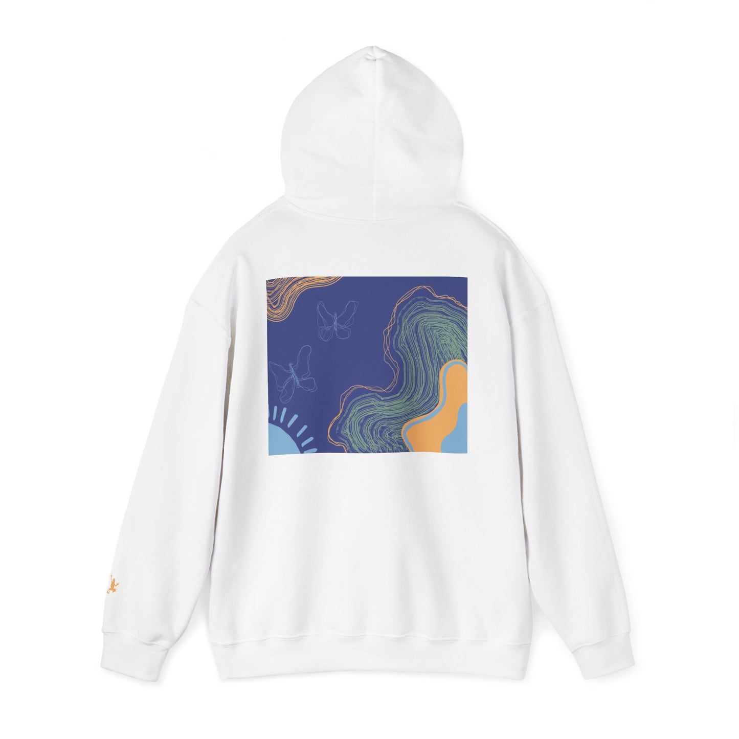 Unisex Heavy Blend™ Hooded Sweatshirt - Cozy Everyday Comfort, Perfect Gift for Nature Lovers and Art Enthusiasts