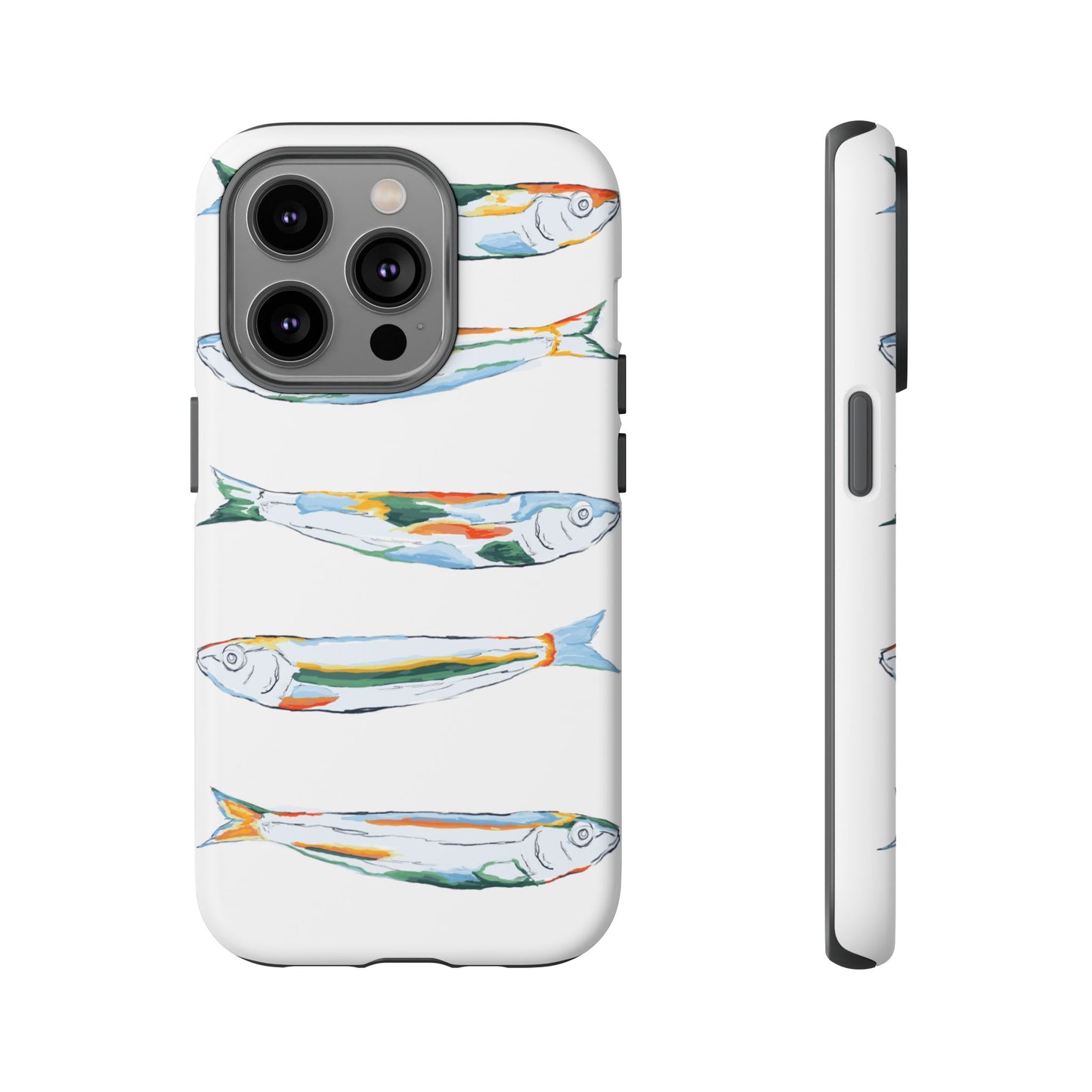 Tough Cases – Artistic Fish Design Phone Case, Unique Gift for Aquatic Lovers, Perfect for Birthdays, Holidays, and Everyday Use, Quirky Cases, Fun Phone Cases