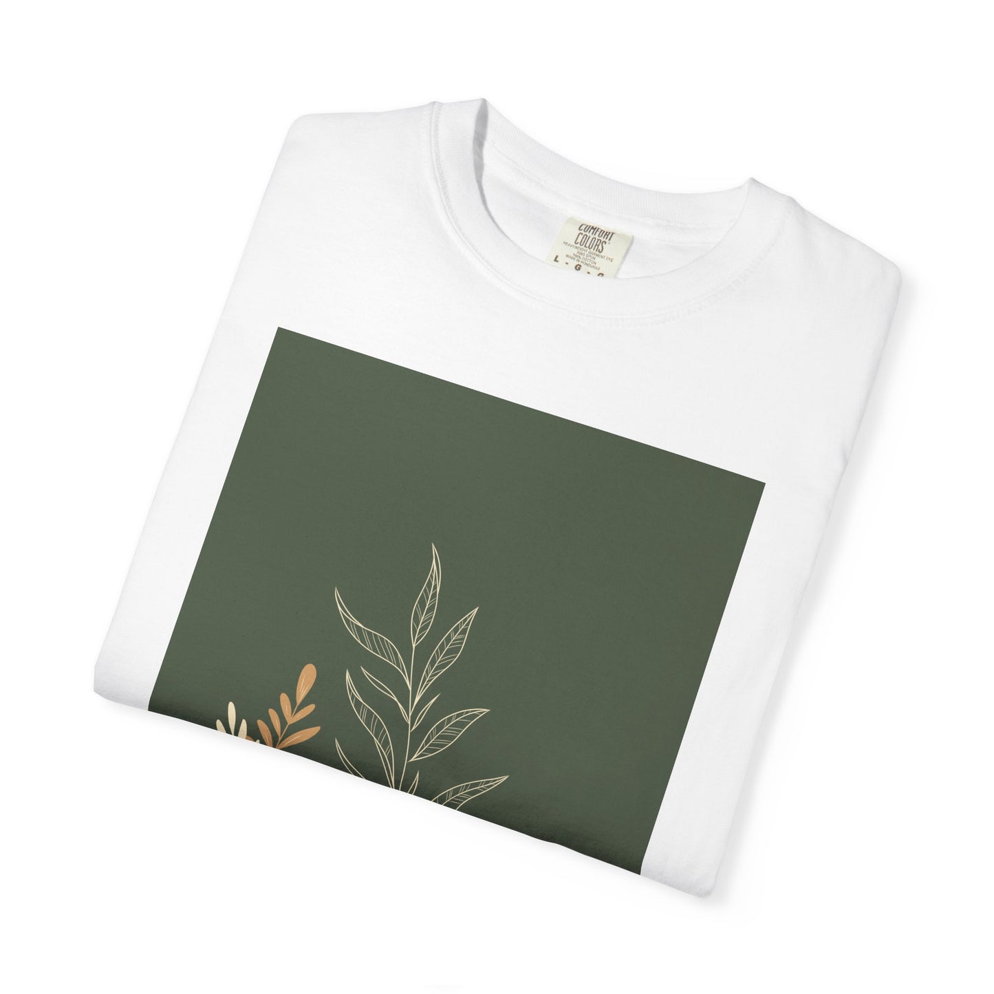 Earthy Bohemian T-Shirt with Botanical Design, Casual Tee for Nature Lovers, Gift for Plant Enthusiasts, Eco-Friendly Fashion, Everyday Wear