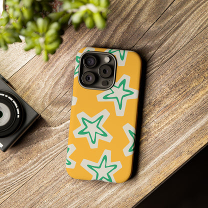 Retro Star Pattern Phone Case | Tough Cases, Colorful Cover for Phones, Phone Accessories, Gift for Her, Trendy Cases