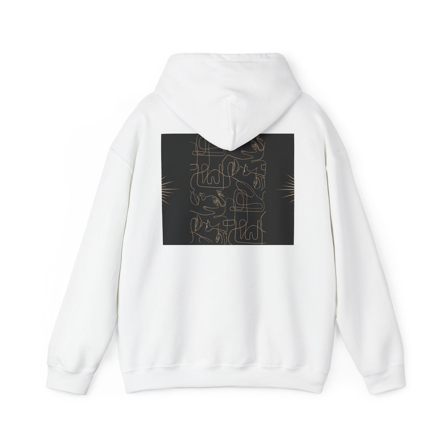 Lotus Design Hooded Sweatshirt, Unisex Hoodie, Cozy Fashion, Yoga Gift, Spiritual Apparel, Meditation Wear, Gift for Him, Gift for Her, Fall Crewneck, Autumn Vibes