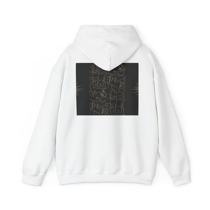 Lotus Design Hooded Sweatshirt, Unisex Hoodie, Cozy Fashion, Yoga Gift, Spiritual Apparel, Meditation Wear, Gift for Him, Gift for Her, Fall Crewneck, Autumn Vibes