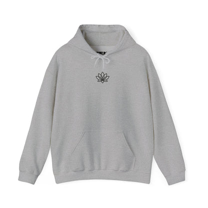 Lotus Sunshine Unisex Hoodie, Cozy Sweatshirt for Relaxation, Nature Lovers Gift, Everyday Comfort, Inspirational Outfit, Gift for Him, Gift for Her, Abstract Crewneck