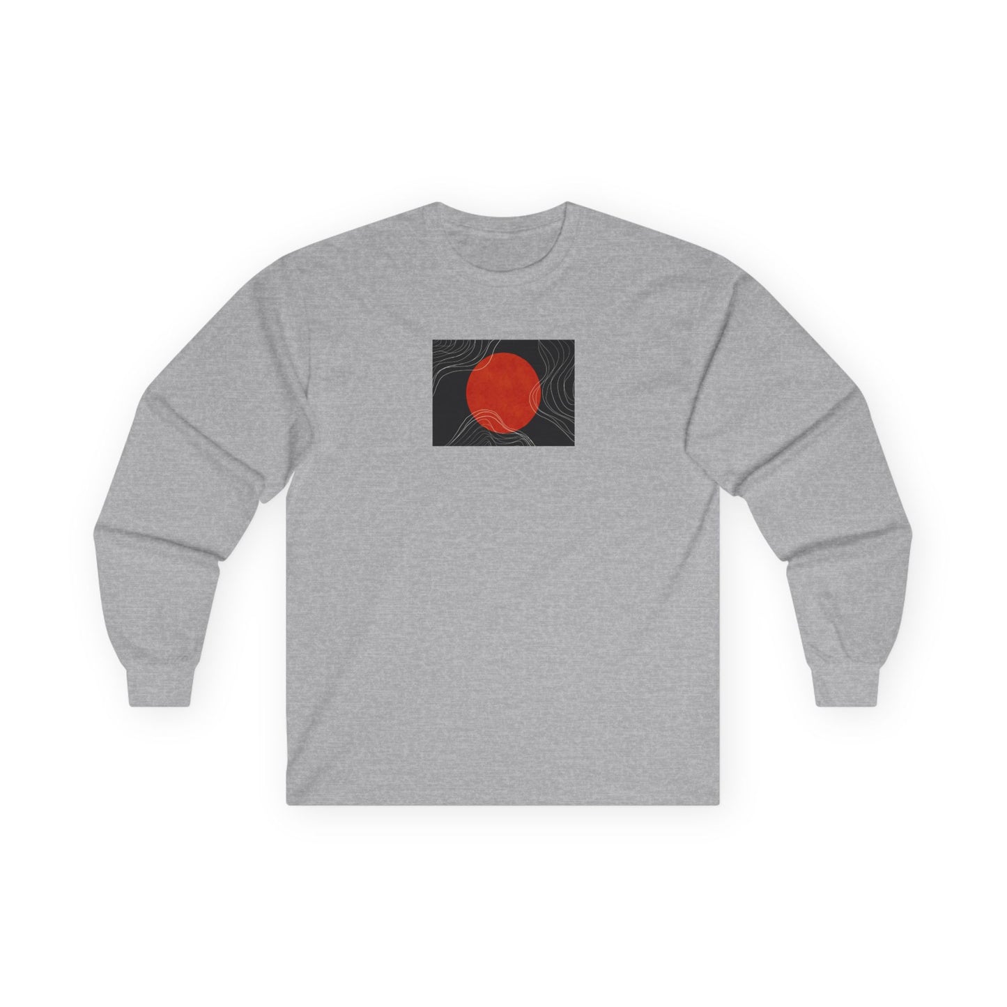 Unisex Ultra Cotton Long Sleeve Tee with Minimalist Circle Design - Casual Wear, Gift for Art Lovers, Summer Layer, Eco-Friendly [...]