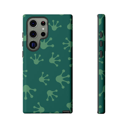 Frog Print Phone Case, Nature Lover Gift, Eco-Friendly Cover, Fun Green Design, Unique Frog Accessories