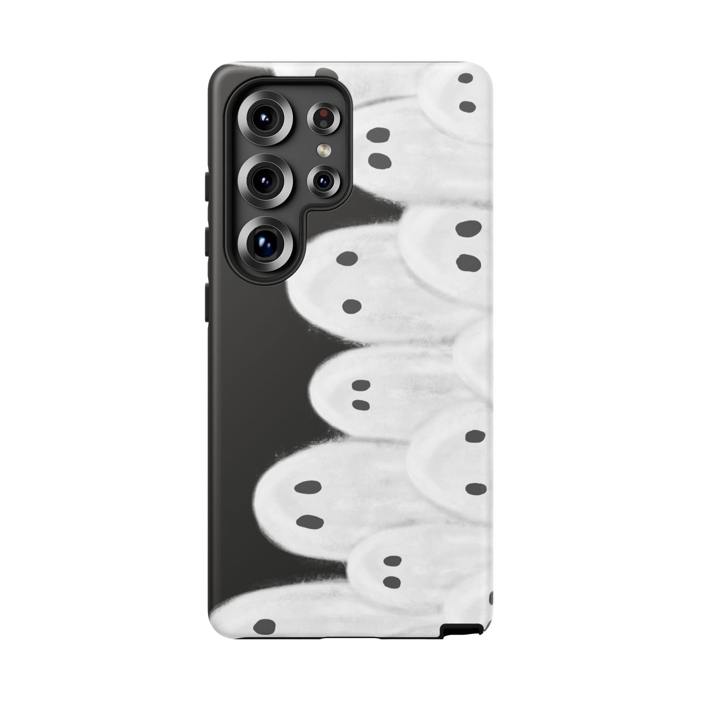 Painted Ghosts Phone Case | Ghostly Tough Phone Case for Spooky Style, Halloween Gift, Phone Cover, Ghost Theme, Unique Accessory, Spooky Season, Viral Painted Ghosts Inspired Design