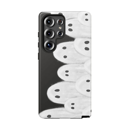 Painted Ghosts Phone Case | Ghostly Tough Phone Case for Spooky Style, Halloween Gift, Phone Cover, Ghost Theme, Unique Accessory, Spooky Season, Viral Painted Ghosts Inspired Design
