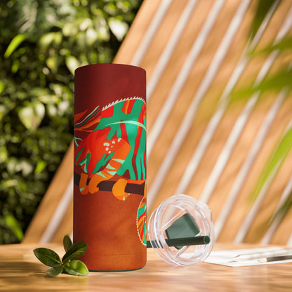 Colorful Animal Print Tumbler, 20oz, Eco-Friendly Travel Mug, Unique Gift for Wildlife Lovers, Party or Everyday Use, Stylish Drinkware