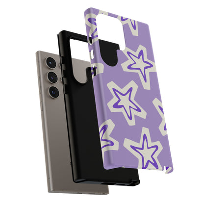 Starry Pattern Phone Case, Cute Star Design, Tough Phone Cover, Gifts for Her, Stylish Phone Accessory