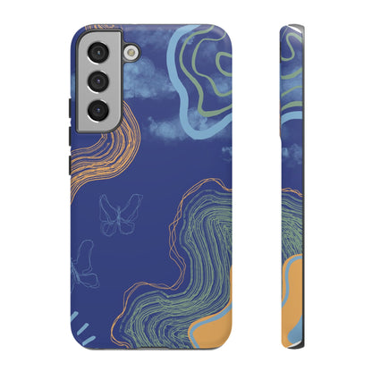 Artistic Phone Case, Abstract Phone Cover, Gift for Her, Modern Design, Boho Phone Case, Unique Phone Accessories