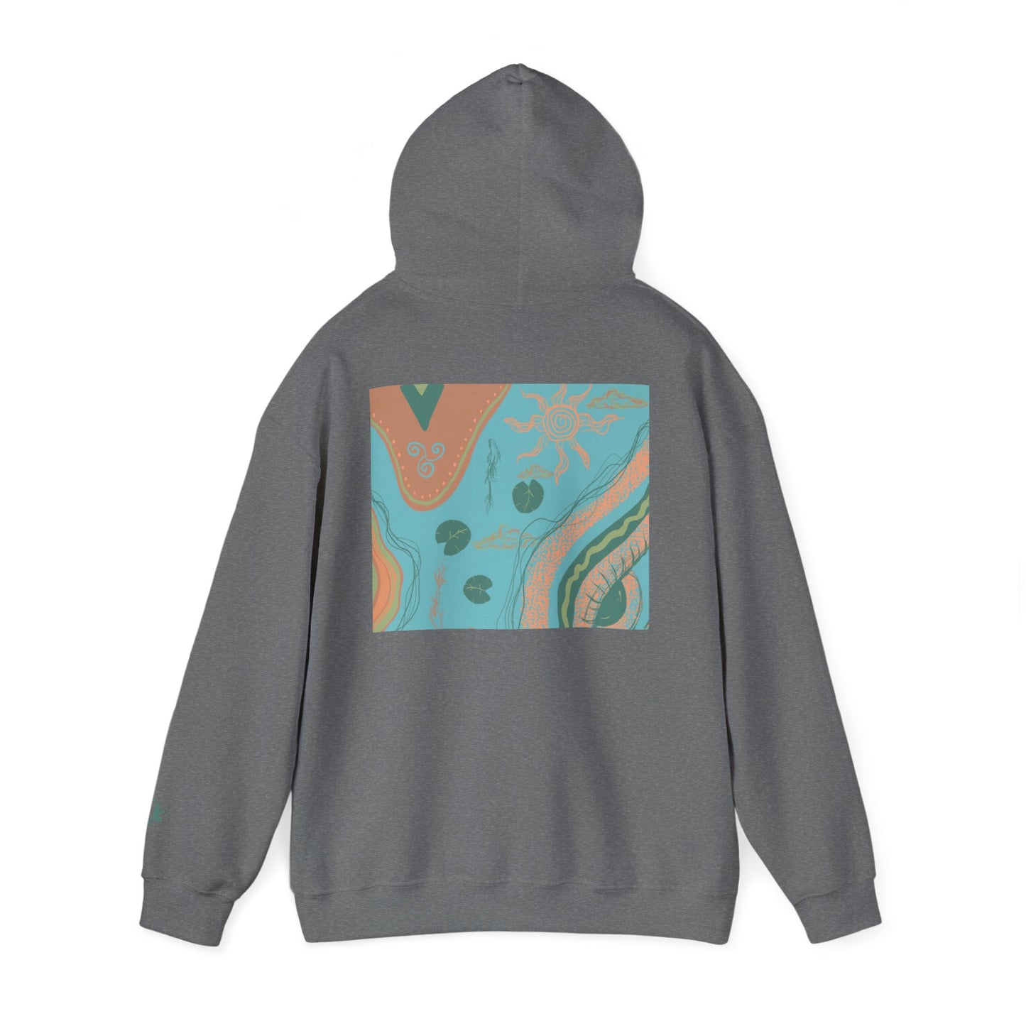 Chic Abstract Art Hoodie for Comfort & Style, Unisex Pullover, Cozy Sweatshirt, Trendy Gift for Art Lovers, Casual Outfit Must-Have