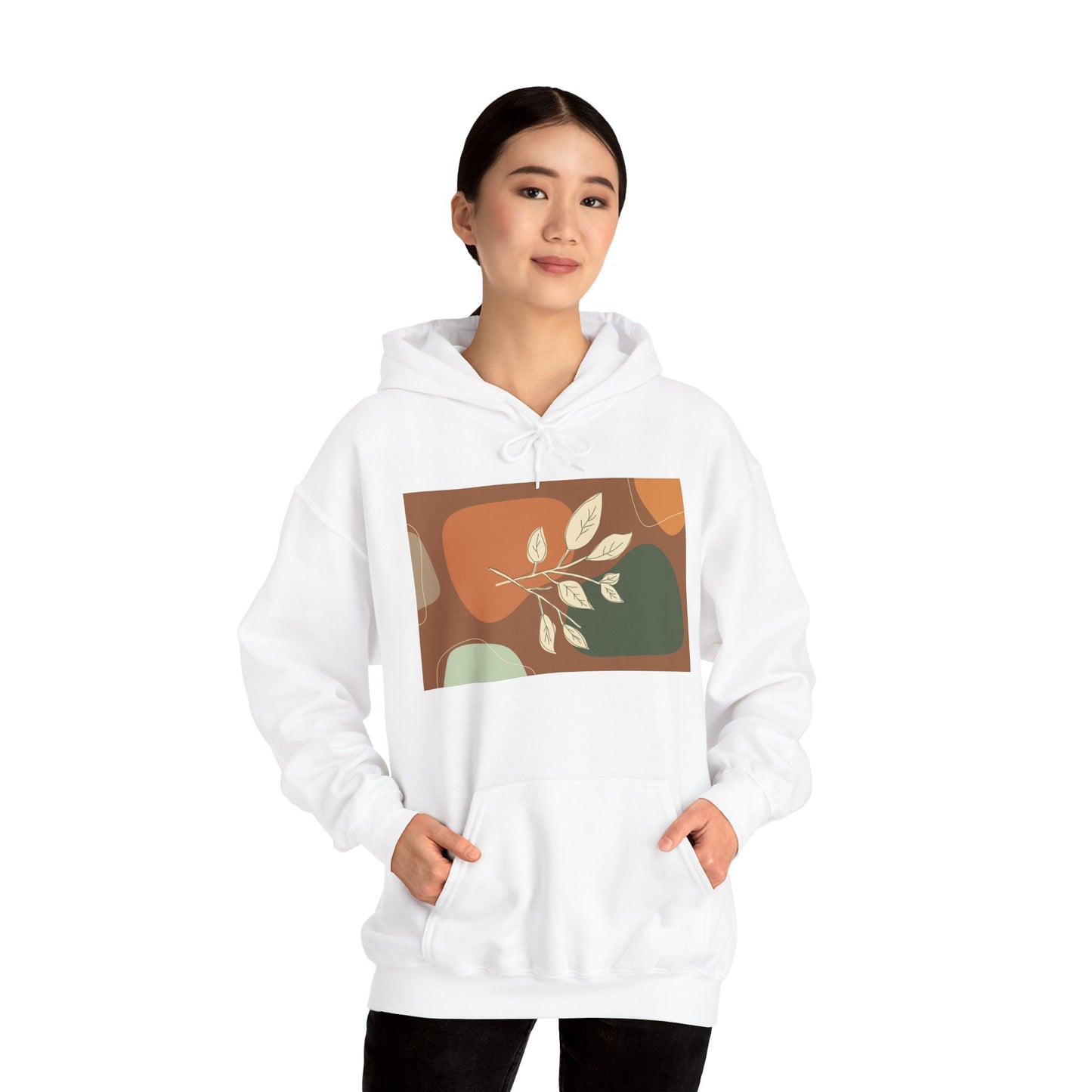 Botanical Design Unisex Hoodie, Cozy Sweatshirt for Nature Lovers, Gift for Friends, Autumn Fashion, Comfortable Casual Wear