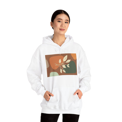 Botanical Design Unisex Hoodie, Cozy Sweatshirt for Nature Lovers, Gift for Friends, Autumn Fashion, Comfortable Casual Wear