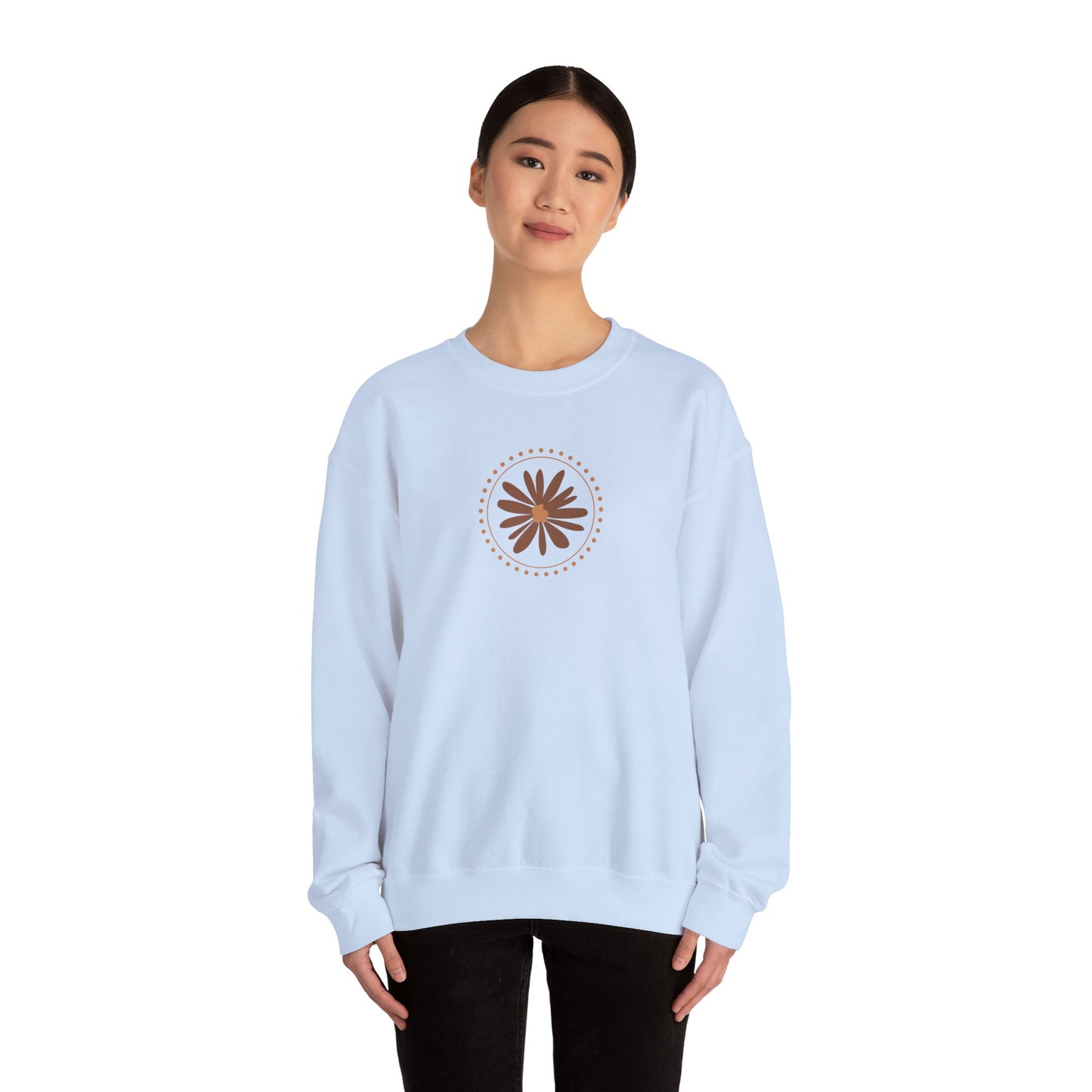 Floral Crewneck Sweatshirt, Cozy, Unisex, Gifts for Her, Casual Wear, Trendy Sweatshirt, Perfect for Fall