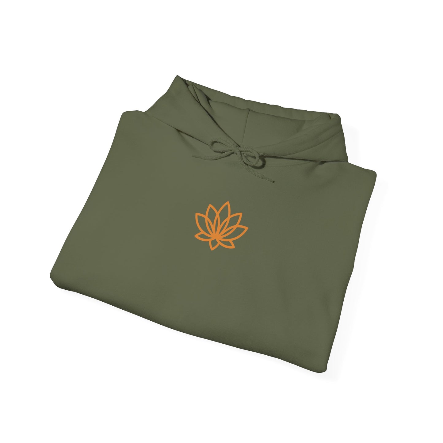 Serene Adventure Hoodie with Lotus Design, Eco-Friendly Sweatshirt for Outdoors, Yoga, Surfing, Beach Days, Mindfulness, Gift for Her, Gift for Him, Kayak Sweatshirt, Outdoor Designs