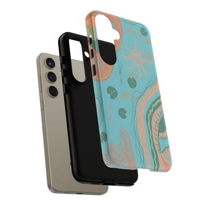 Whimsical Phone Case with Artistic Ocean Design, Floral Phone Cover, Unique Gift for Nature Lovers, Eco-Friendly Cell Accessories, [...]