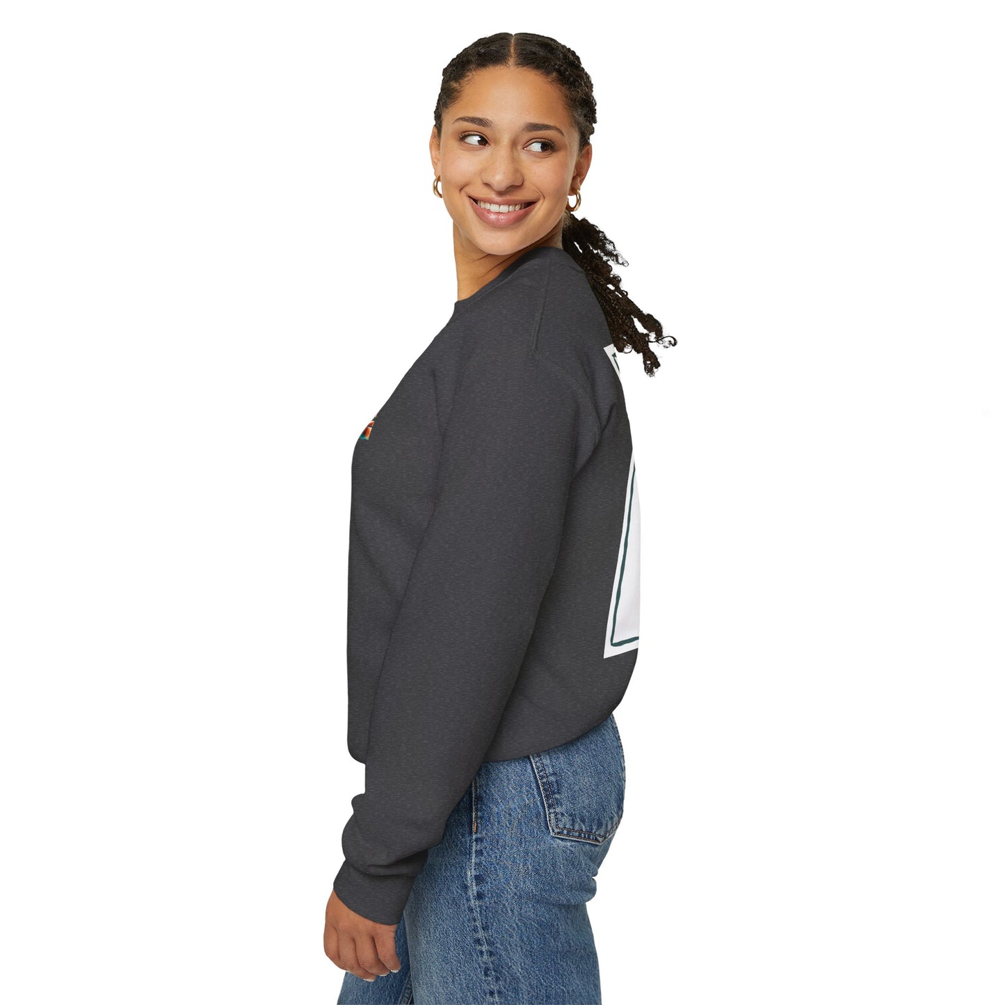 Funky Fish Crewneck Sweatshirt - Zen Frog Cozy & Calm Vibes for All, Perfect Gift for Nature Lovers, Relaxation, and Casual Wear