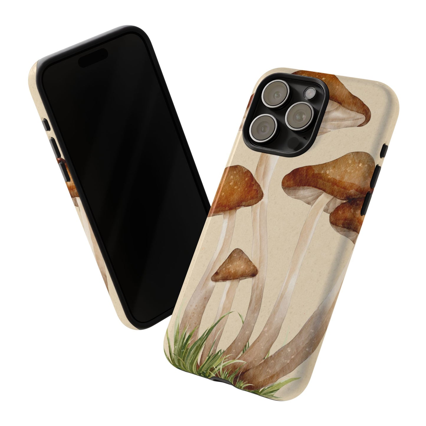 Mushroom Phone Case - Nature Lover, Eco-Friendly Gift, Cute Cell Phone Cover, Aesthetic Tech Accessory, Unique Fall Decor, Artsy Phone Cases, Cute, Gift for Her, Nature-inspired Designs, Durable Cases