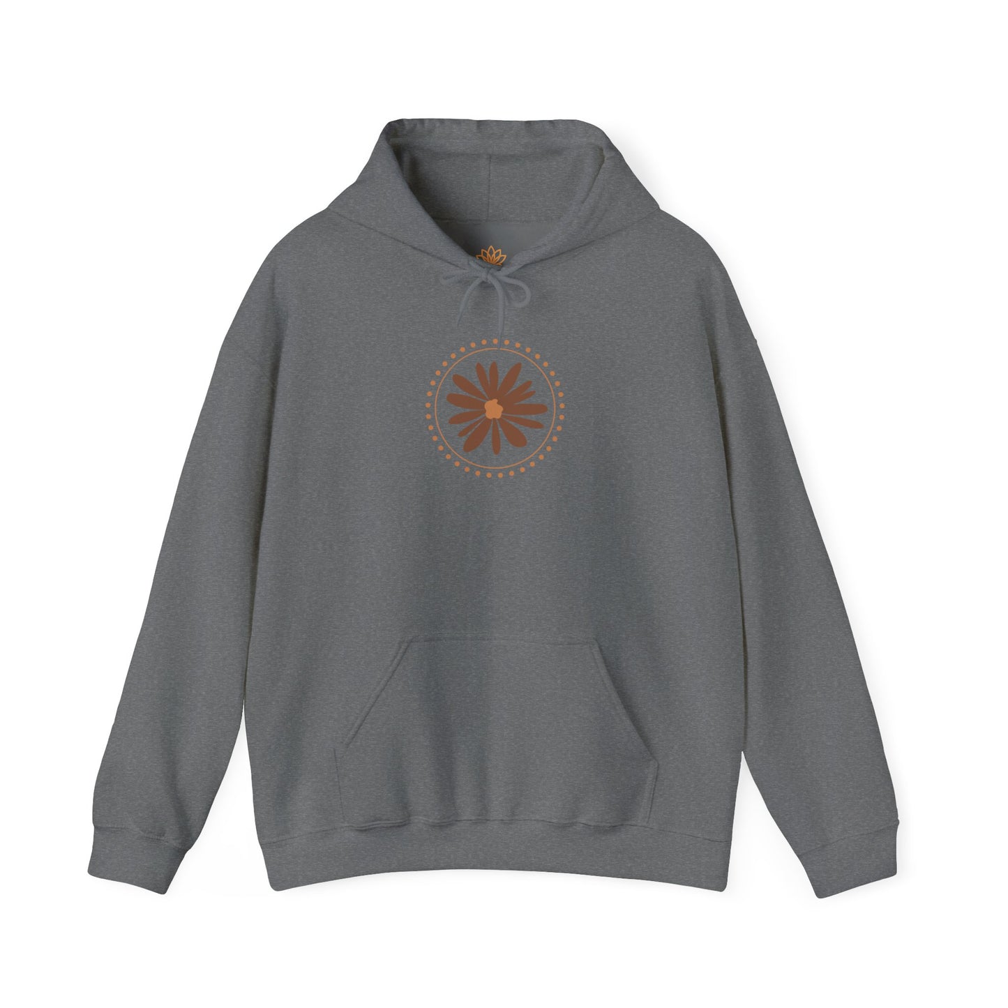 Chic Flower Design Unisex Hoodie, Cozy Sweatshirt, Trendy Gift for Her, Fall Fashion, Casual Comfort Wear