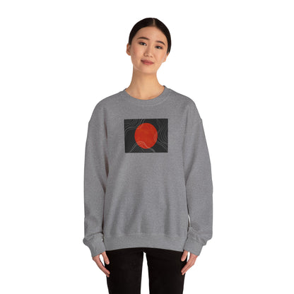 Minimalist Sunset Crewneck Sweatshirt, Cozy Unisex Sweater for Everyday Wear, Gift for Fall, Layering Essential