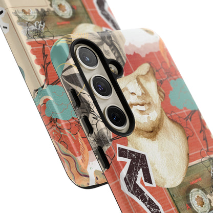 Artistic iPhone Case, Tough Cases with Vintage Design, Unique Phone Cover, Gift for Art Lovers, Protective Case for All Occasions, Vintage Collage Art
