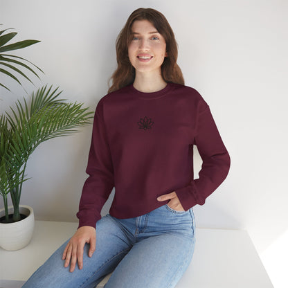 Sunset Wave Unisex Heavy Blend™ Crewneck Sweatshirt | Cozy, Relaxed, Casual Wear, Gift for Her, Gift for Him, Yoga, Meditation