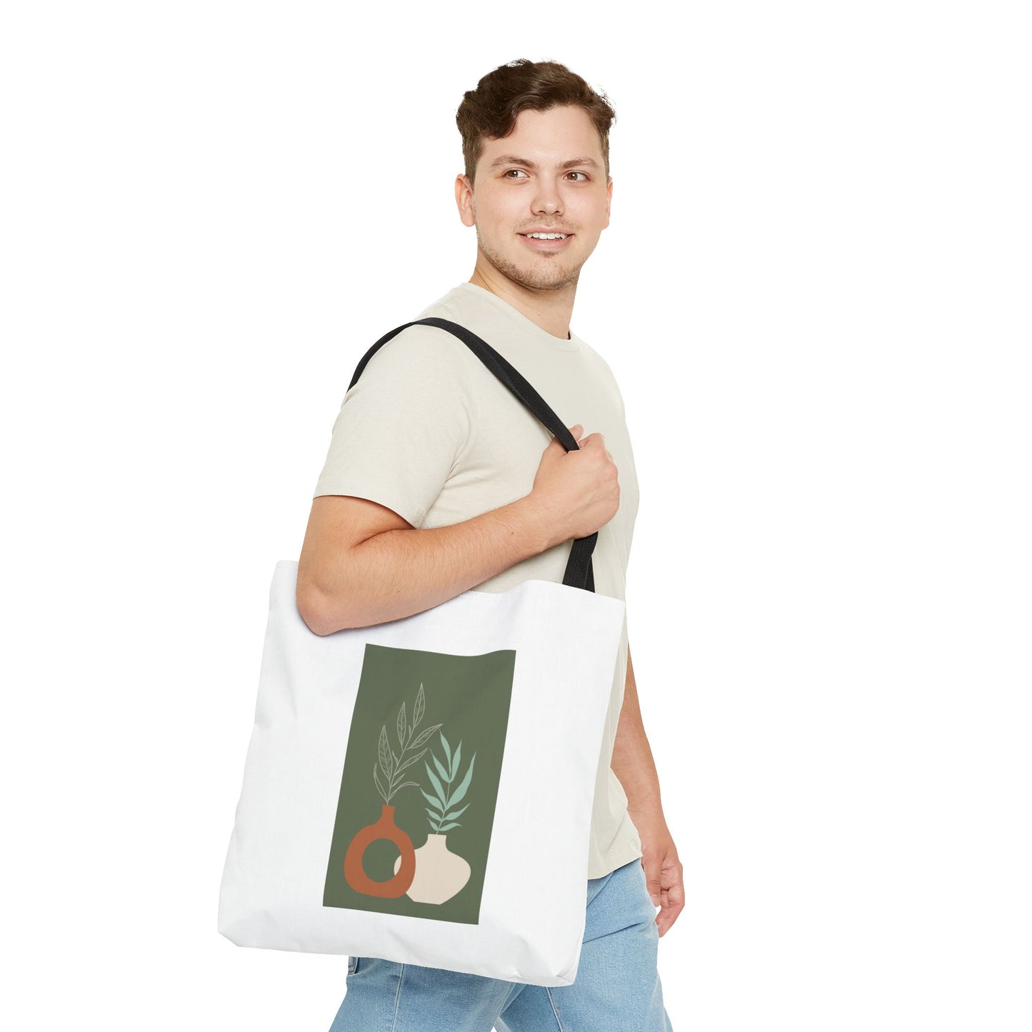 Stylish AOP Tote Bag, Eco-Friendly Shopping Bag, Reusable Carryall, Art Print Handbag, Gift for Her