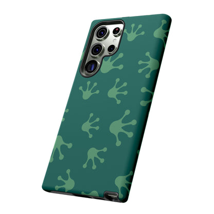 Frog Print Phone Case, Nature Lover Gift, Eco-Friendly Cover, Fun Green Design, Unique Frog Accessories