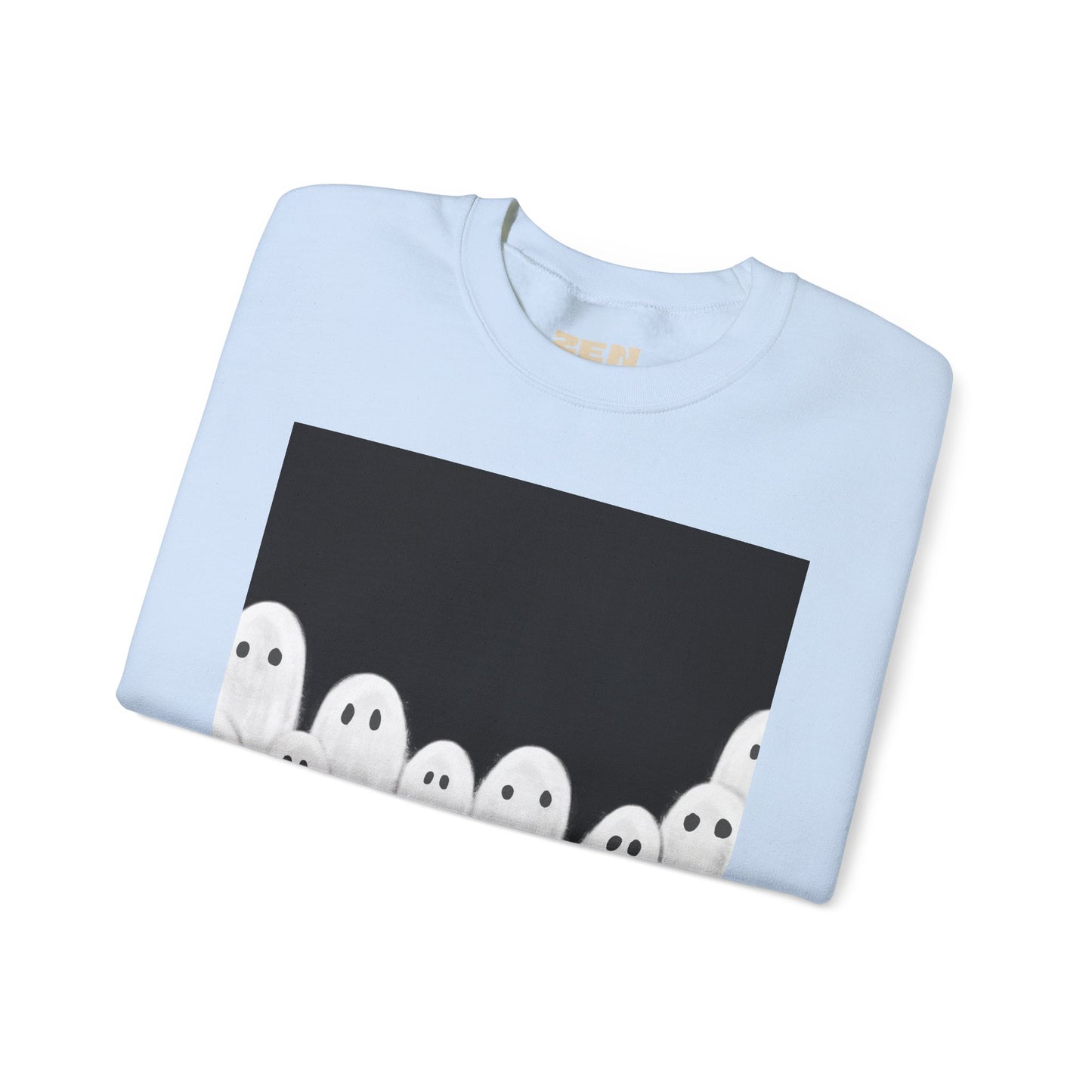 Painted Ghosts Crewneck | Cozy Sweatshirt, Perfect for Halloween, Fall, and Spooky Season