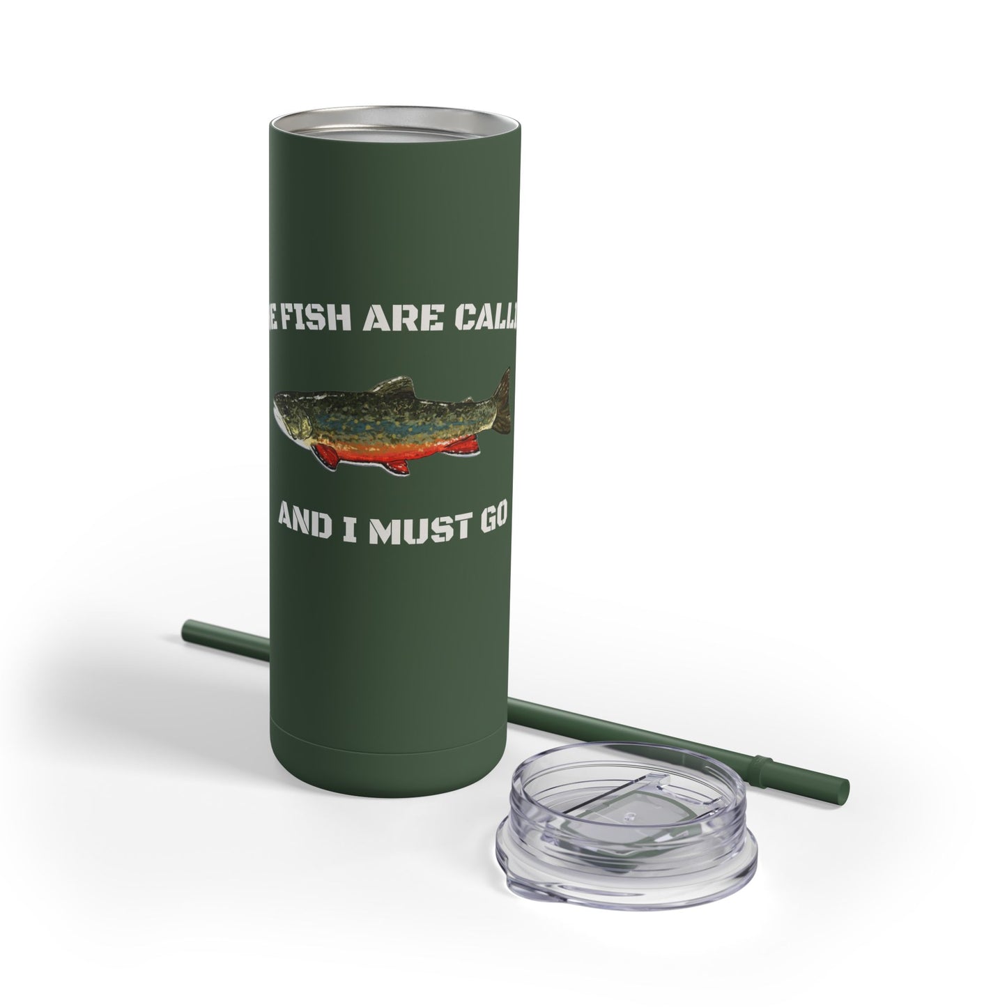 Fishing Lover's 20oz Tumbler - Perfect for Outdoors, Travel, Gifts, Father's Day, Camping, and More!