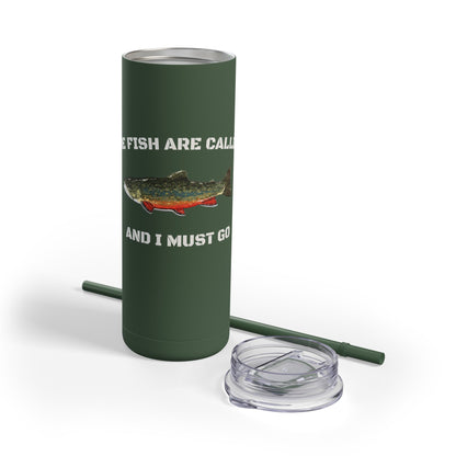 Fishing Lover's 20oz Tumbler - Perfect for Outdoors, Travel, Gifts, Father's Day, Camping, and More!