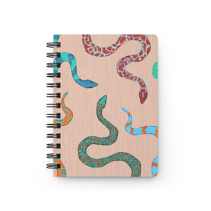 Vibrant Snake Pit Spiral Notebook
