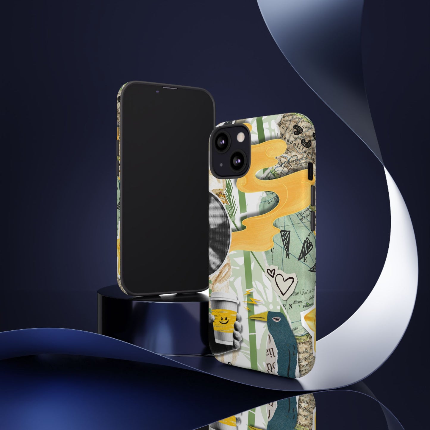 Artistic Phone Case, Unique Cell Phone Cover, Trendy Gifts for Music Lovers, Eco-Friendly Phone Accessory, Stylish Tech Gifts, Cool Cases, Unique Phone Cases