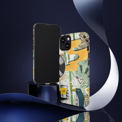 Artistic Phone Case, Unique Cell Phone Cover, Trendy Gifts for Music Lovers, Eco-Friendly Phone Accessory, Stylish Tech Gifts, Cool Cases, Unique Phone Cases