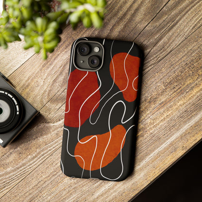 Stylish Phone Case with Abstract Design, Tough Cases for Modern Life, Trendy Phone Accessory, Unique Gift Idea, Holiday Present