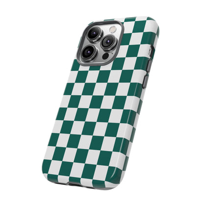 Stylish Checkered Phone Case, Protective Cover, Unique Gift, Trendy Accessory, Customizable Design, Ideal for All Ages