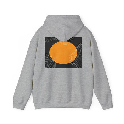 Lotus Sunshine Unisex Hoodie, Cozy Sweatshirt for Relaxation, Nature Lovers Gift, Everyday Comfort, Inspirational Outfit, Gift for Him, Gift for Her, Abstract Crewneck