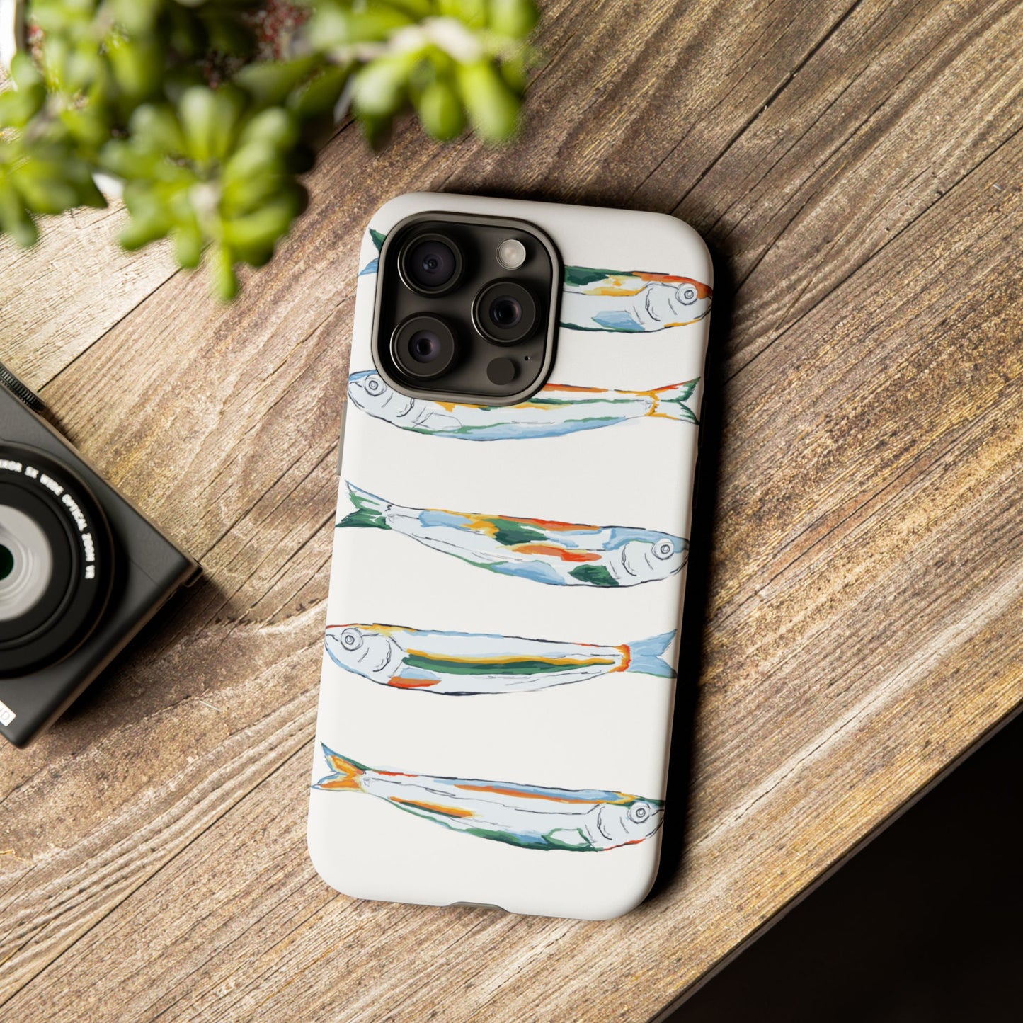 Tough Cases – Artistic Fish Design Phone Case, Unique Gift for Aquatic Lovers, Perfect for Birthdays, Holidays, and Everyday Use, Quirky Cases, Fun Phone Cases