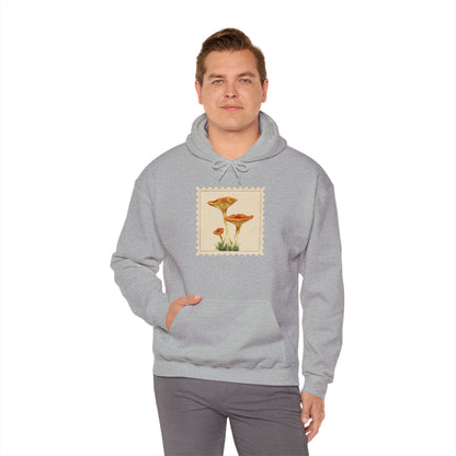 Botanical Print Hoodie, Cozy Sweatshirt, Nature Lover Gift, Comfortable Casual Wear, Fall Fashion, Unisex Hoodie, Comfy Mushroom Hoodie, Nature Vibes, Perfect for Fall