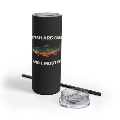 Fishing Lover's 20oz Tumbler - Perfect for Outdoors, Travel, Gifts, Father's Day, Camping, and More!