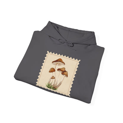 Mushroom Art Hoodie, Cozy Sweatshirt, Nature Lover Gift, Unisex Pullover, Boho Style Apparel, Fall Fashion, Eco-Friendly Wear, Artsy Sweatshirts, Aesthetic Hoodies, Graphic, Nature-inspired